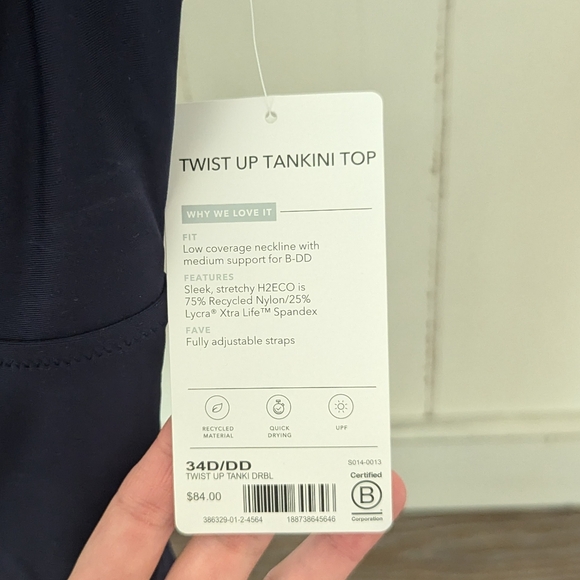 Athleta Twist Up Tankini Top - Picture 3 of 5